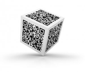 cube of qr codes
