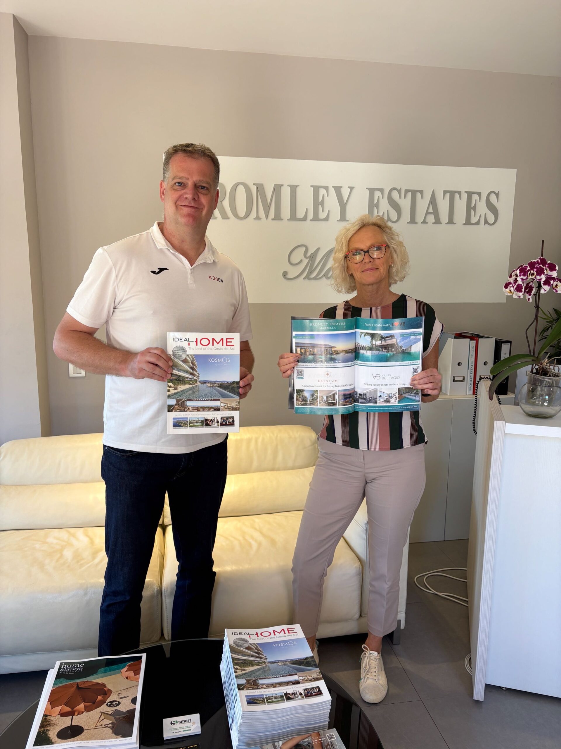 Delivery of Ideal Home 2026 to Bromley Estates Marbella with Giselle Dean scaled