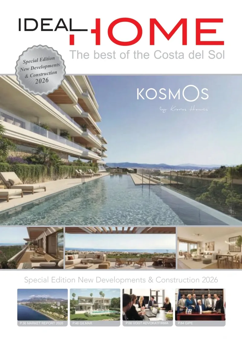 Portada de la revista Ideal Home 2026, edición especial obra nueva