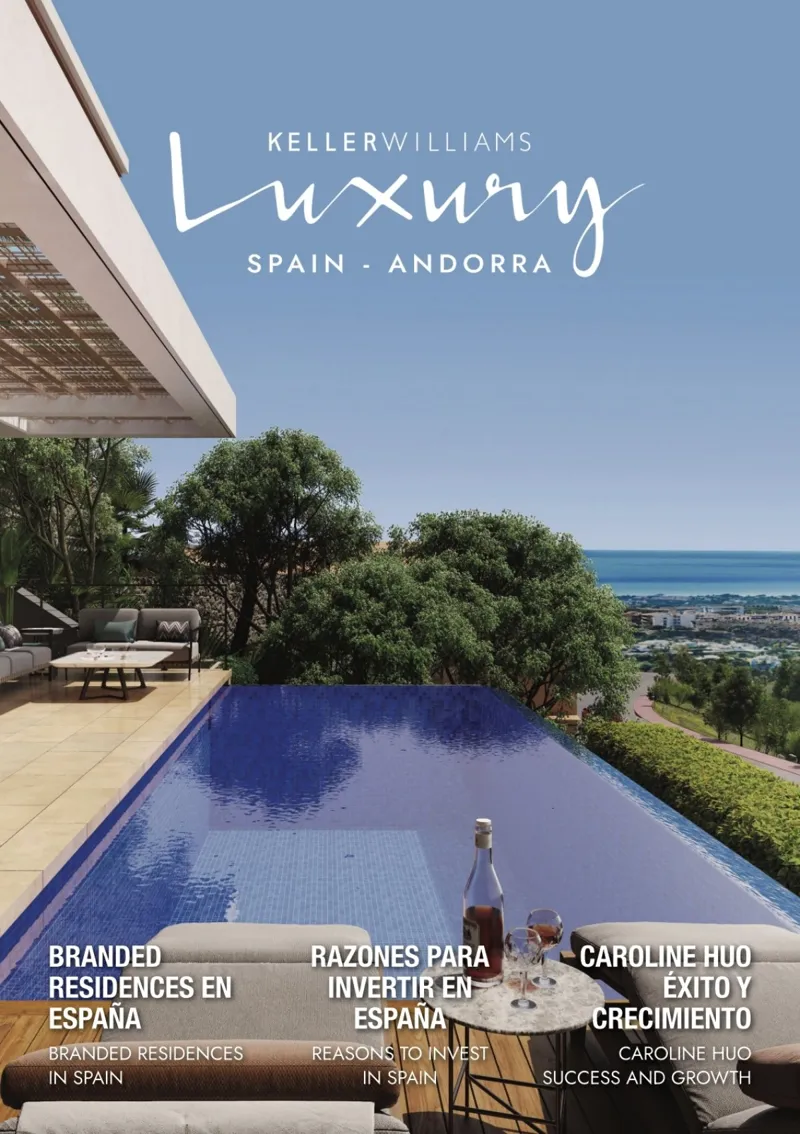 Portada de la revista KW Luxury 2024 de Keller Williams