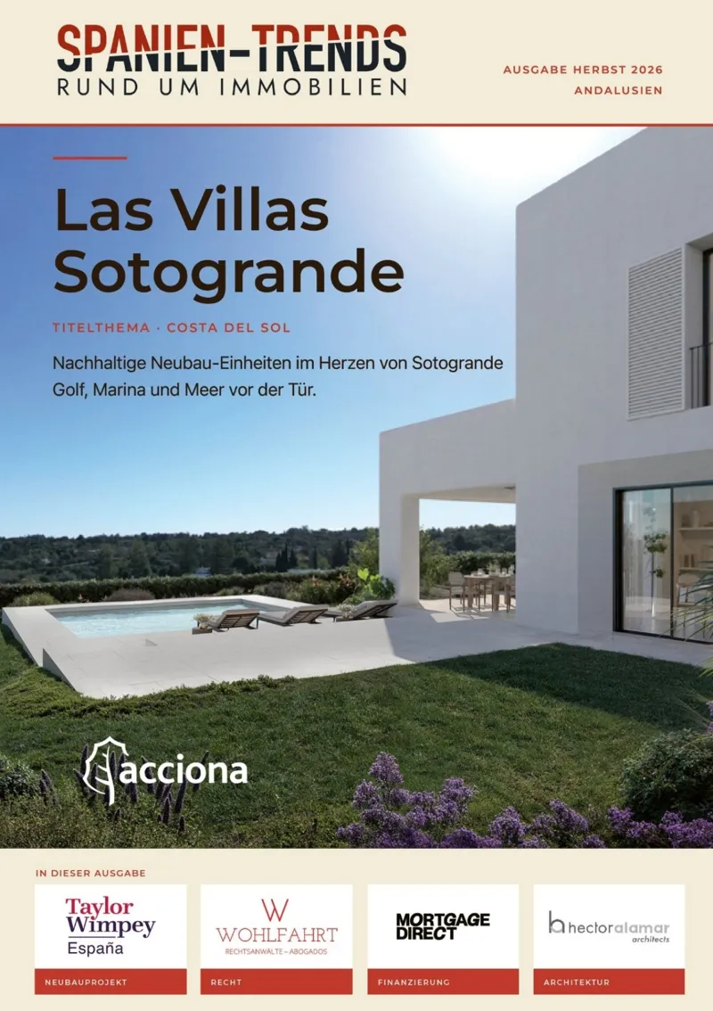Cover of the Spanientrends autumn 2026 brochure